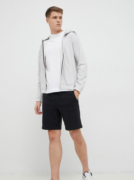 Bluza męska rozpinana streetwear z kapturem Calvin Klein 00GMS3J401-N6N S Szara (8720108894548) - obraz 3