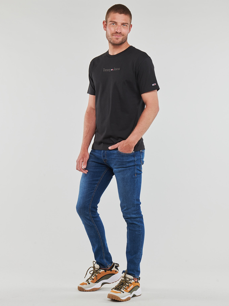 Koszulka męska Tommy Jeans DM16825-BDS L Czarna (8720644502853) - obraz 2