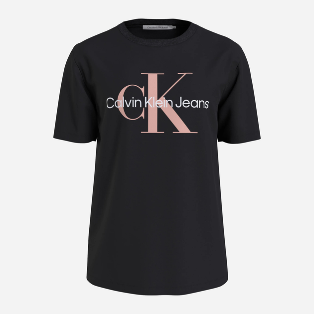 Koszulka męska Calvin Klein Jeans J320806-BEH M Czarna (8720108091817) - obraz 5