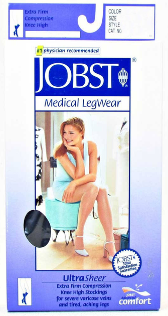 Pończochy uciskowe Bsn Medical Jobst Panty Medias Cortas De Compression Normal Colour Beige Talla 3 (8470001642851) - obraz 1