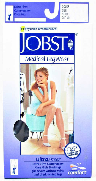 Pończochy uciskowe Bsn Medical Jobst Medias Largas Blonda Compression Normal Colour Beige Talla 5 (8470002537538) - obraz 1
