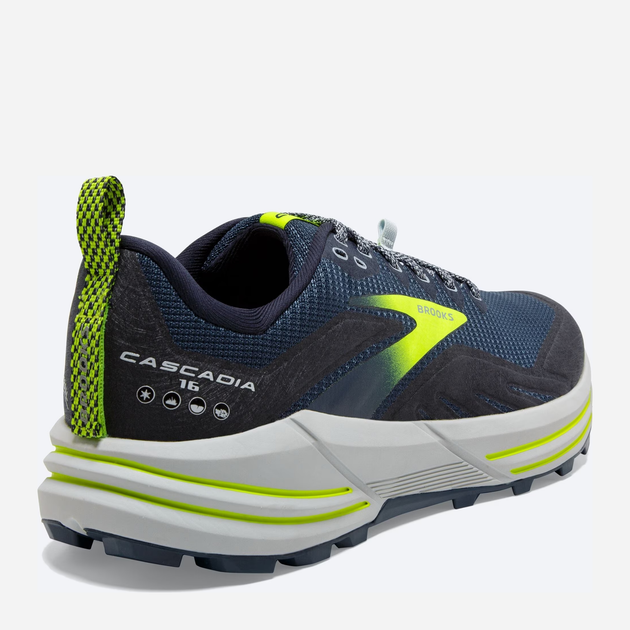 Buty do biegania męskie Brooks Cascadia 16 1103761D-411 41 (8US) 26 cm Ciemnogranatowe (195394033878) - obraz 5