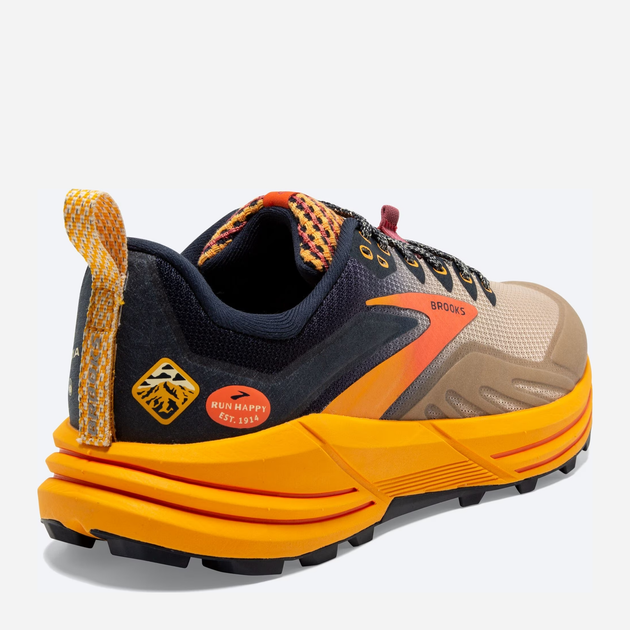 Жіночі кросівки для бігу Brooks Cascadia 16 1203631B-758 (6.5US) 37.5 Коричневий/Помаранчевий (195394239775) - зображення 5