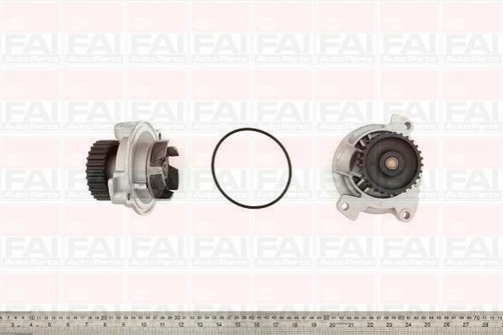 Водяний насос Fischer Automotive One (FA1) WP6058 Audi A6, 100, 80, A8, A4 034121004B, 054121004A, 54121004 - зображення 1