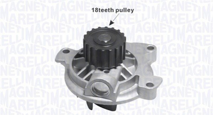 Водяной насос MAGNETI MARELLI 352316171172 Volkswagen Transporter, LT; Audi A6, 100; Volvo V70, S80 074121004, 074121004A, 074121004AX - изображение 1