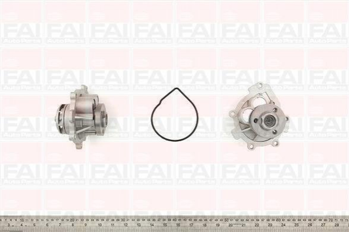 Водяной насос Fischer Automotive One (FA1) WP6429 Opel Astra, CORSA, Insignia, Zafira, Vectra, Meriva; Chevrolet Cruze, Aveo; Alfa Romeo 159 1334142, 24405895, 71739779 - изображение 1