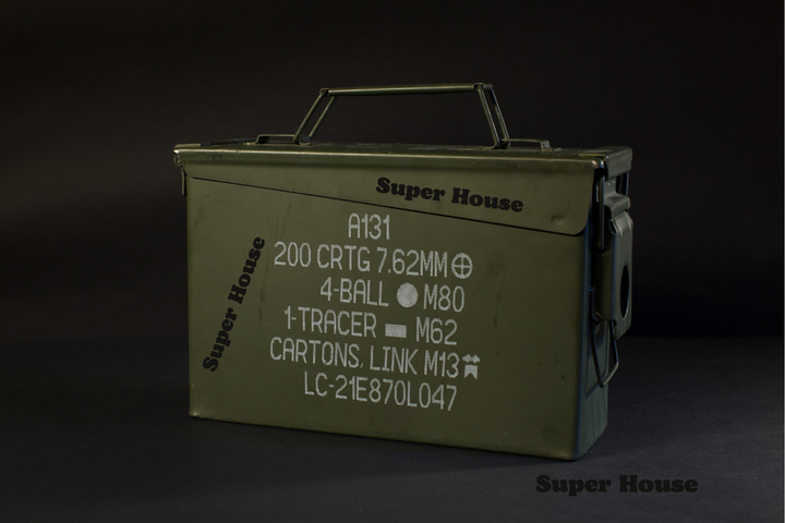 Ящик короб футляр для патронов гранат боеприпасов армейский военный Нато металический огнеупорный - изображение 1