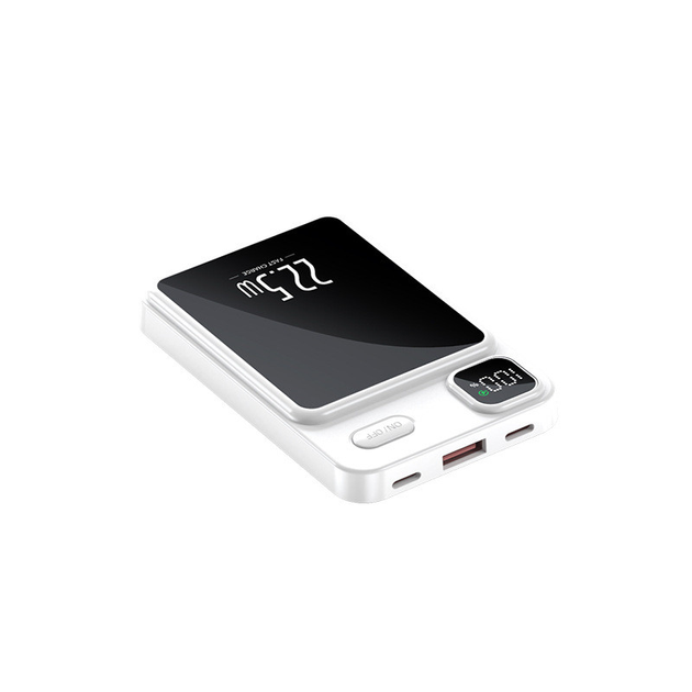 Повербанк магнитный для айфона Fast 10 000 mAh MagSafe 22.5W Білий - изображение 1