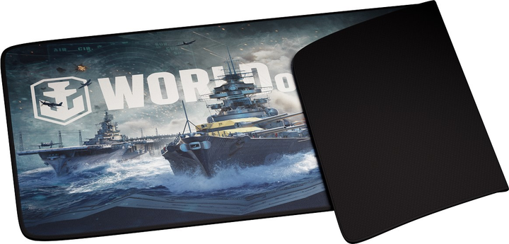 Podkładka gamingowa Genesis Carbon 500 Maxi World of Warships Armada Black (NPG-1737) - obraz 4