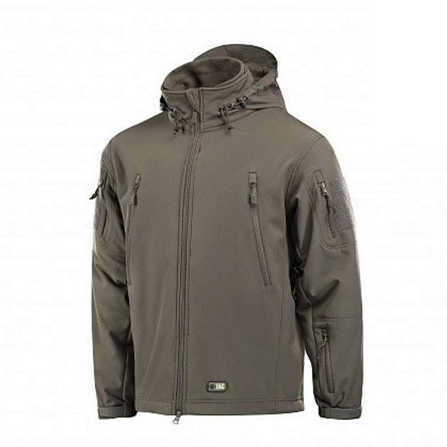 Куртка с подстежкой и капюшоном M-Tac Soft Shell Olive Размер S - изображение 1