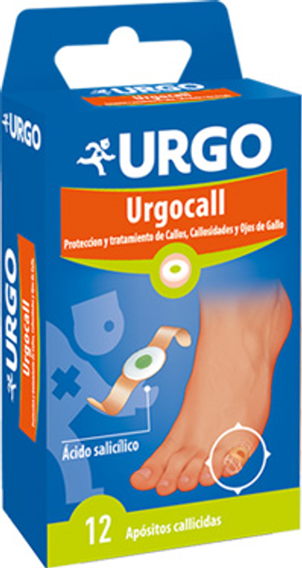 Пластирі від мозолів Urgo Urgocall 7.6 x 10.1 см 12 шт (8470001611734) - зображення 1