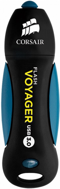 Pendrive Corsair Flash Voyager 256GB USB 3.0 Czarny/Niebieski (843591070560) - obraz 3