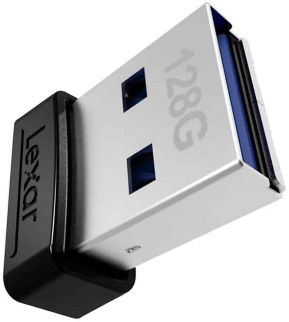Pendrive Lexar JumpDrive S47 128GB USB 3.1 Czarny (843367116386) - obraz 3