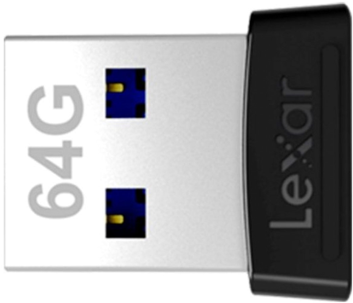 Pendrive Lexar JumpDrive S47 64GB USB 3.1 Czarny (843367116379) - obraz 2