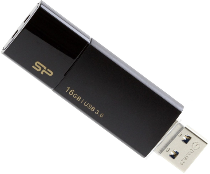 Флеш пам'ять Silicon Power Blaze B05 16GB USB 3.0 Black (4712702632460) - зображення 1