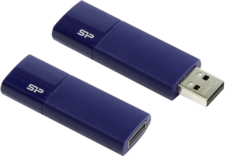 Флеш пам'ять Silicon Power Blaze B05 16GB USB 3.0 Blue (4712702632422) - зображення 1