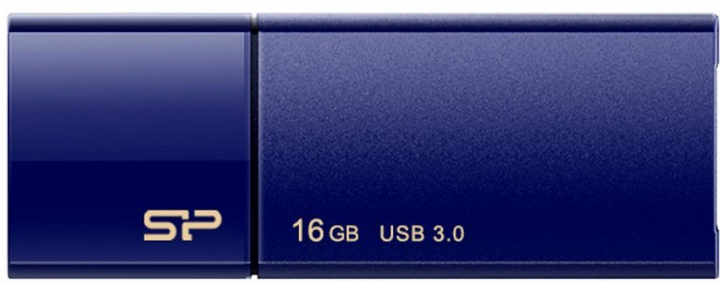Флеш пам'ять Silicon Power Blaze B05 16GB USB 3.0 Blue (4712702632422) - зображення 2