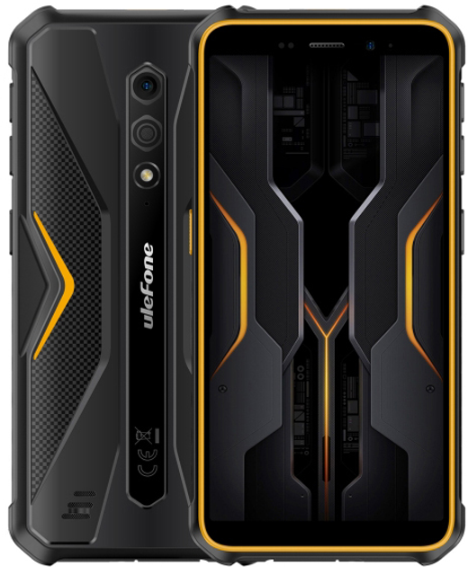 Smartfon Ulefone Armor X12 Pro 4/64GB Black-Orange (6937748735519) - obraz 1