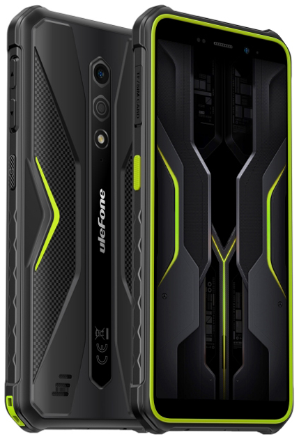 Smartfon Ulefone Armor X12 Pro 4/64GB Black-Green (6937748735526) - obraz 3
