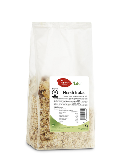 Musli El Granero 10 Frutas 1 kg (8422584016062) - obraz 1