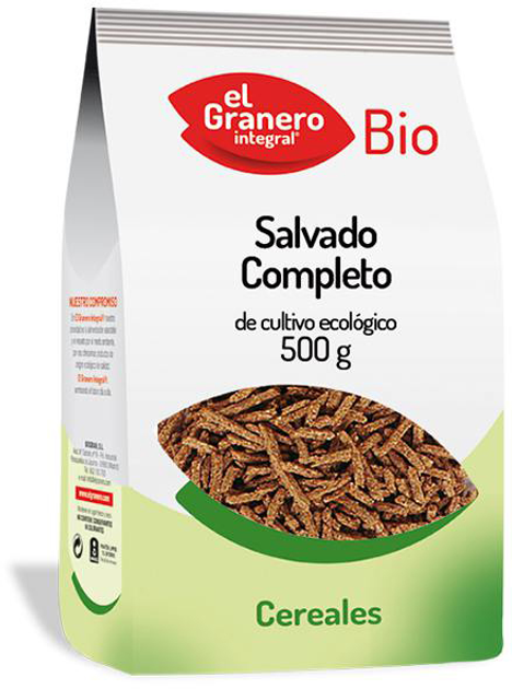 Otręby organiczne El Granero Salvado Completo Bio 500 g (8422584019384) - obraz 1