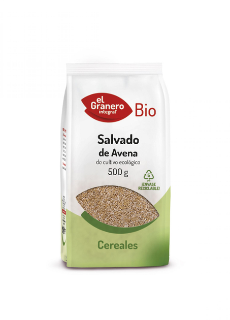 Organiczne otręby owsiane El Granero Salvado Avena Bio 500 g (8422584048599) - obraz 1