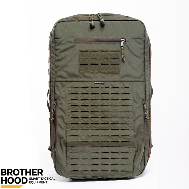 Рюкзак для дронов защитный тактический универсальный для силовых структур Brotherhood олива L 30л (OPT-49001) - изображение 1