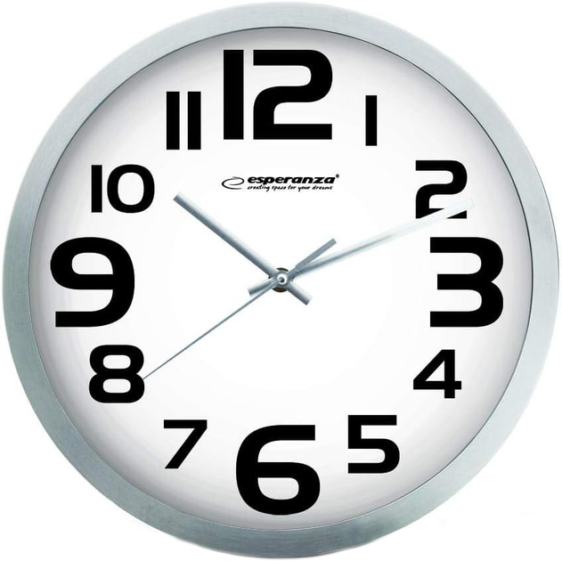 Настінний годинник Esperanza Zurich EHC013W White - зображення 1