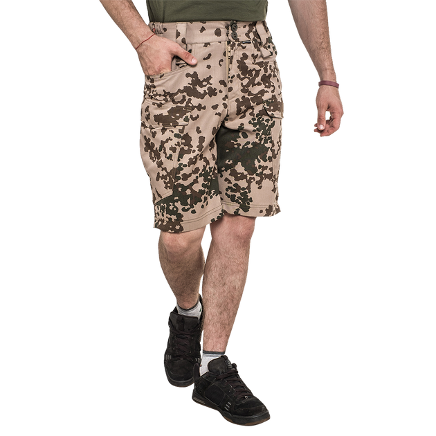 Шорты тактические мужские камуфляжные для силовых структур Brotherhood Camo Tropentarn рип-стоп 48-50 (OPT-13201) - изображение 1