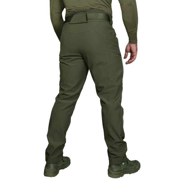 Штаны тактические демисезонные износостойкие для силовых структур SoftShell Vent Олива (7331), XXL (OPT-26481) - изображение 3