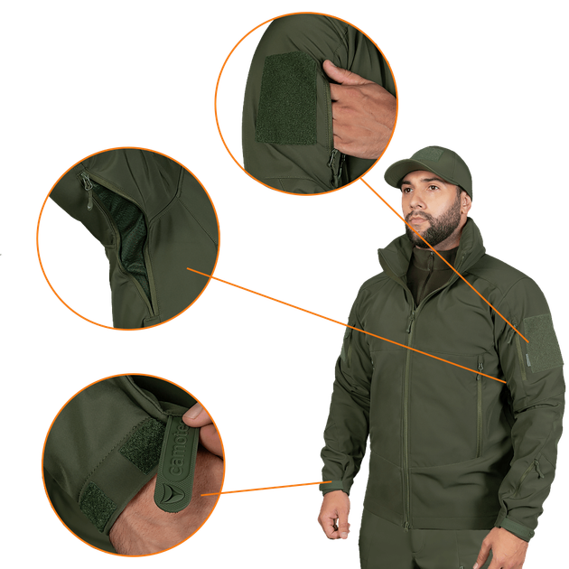 Куртка Phantom SoftShell Олива XL - зображення 5