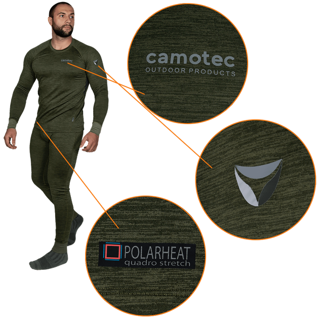 Термобілизна Camotec Polarheat QS Pro 2.0 2908010186432 S - изображение 5