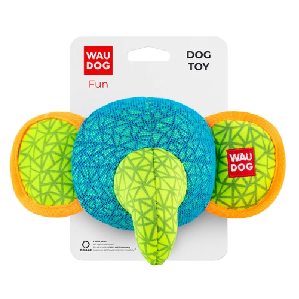 Игрушка для собак WAUDOG Fun, "Слон", Ш 20 см, Д 14 см голубой - Фото 1 Игрушка для собак WAUDOG Fun, "Слон", Ш 20 см, Д 14 см голубой - изображение 1