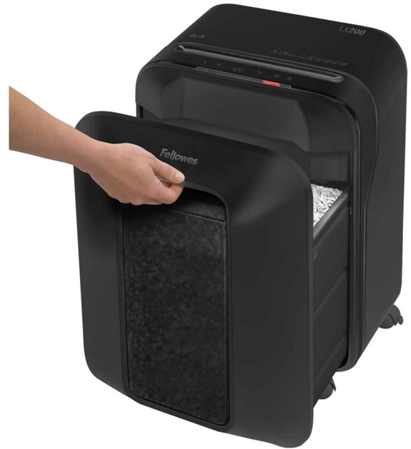 Niszczarka Fellowes LX200 Mini-Cut Black (5502201) - obraz 6