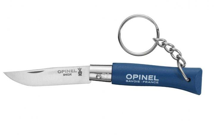Нож-брелок Opinel №4 синий,204.65.64 - изображение 1