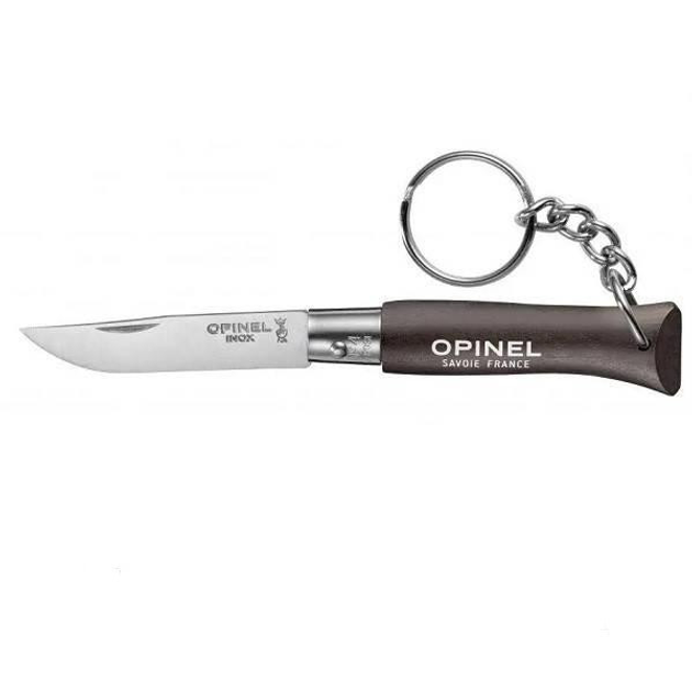 Нож-брелок Opinel №4 темно-серый,204.66.28 - изображение 1