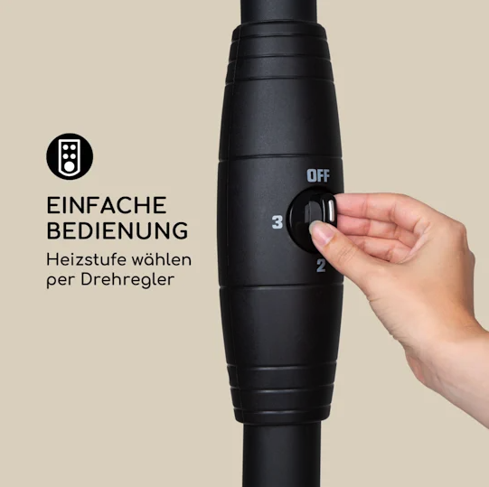 Террасный обогреватель Blumfeldt Heatspot 900/1200/2100 Вт IR ComfortHeat - изображение 3