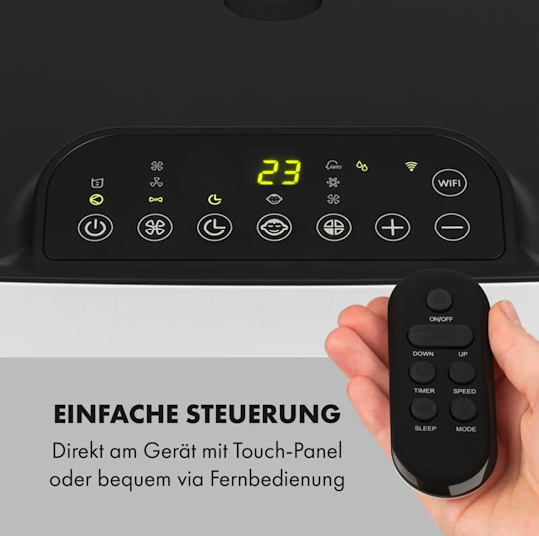 Напольный кондиционер Klarstein Kraftwerk Smart 12K, 3-в-1, - изображение 5