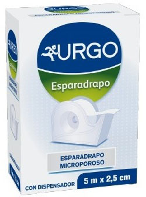 Пластырь Urgo Microporous Adhesive Tape 2.5 см x 5 м (8470001672018) - изображение 1