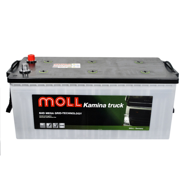 Автомобільний акумулятор MOLL Truck SHD (DIN B) 180Ah 1000A L+ (Лівий +) MOLL - изображение 2