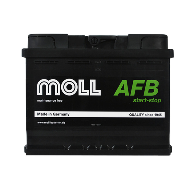 Автомобільний акумулятор MOLL AFB (L2) start/stop 66Ah 640A R+ (правий +) MOLL - изображение 1