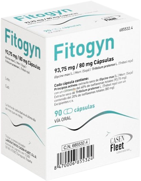 Дієтична добавка Casen Fleet Fitogyn 90 капсул (8470001805539) - зображення 1