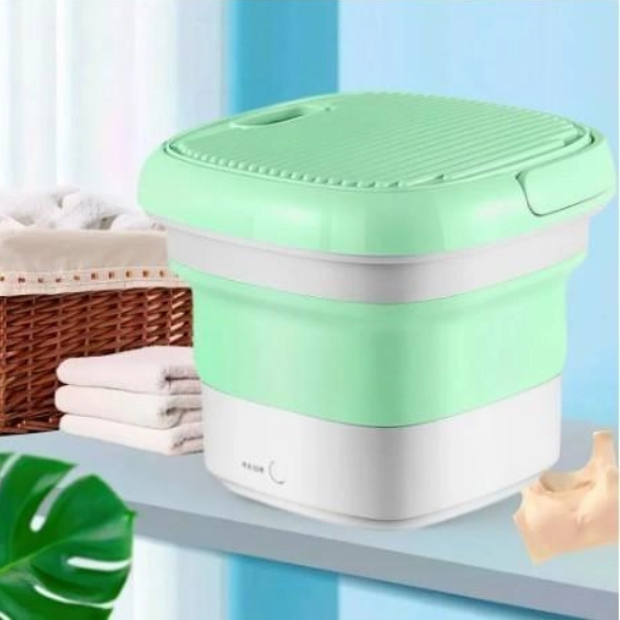 Портативная стиральная машинка Maxtop folding washing machine Зеленый PLA пластик + термостойкий Силикон. - изображение 2