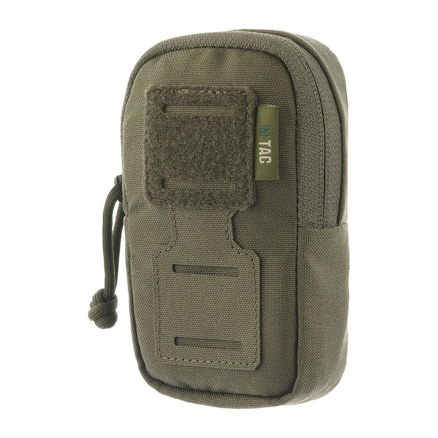 Тактический утилитарный подсумок M-Tac навесной, сумка органайзер плечевой вертикальный Elite Ranger Green - изображение 1