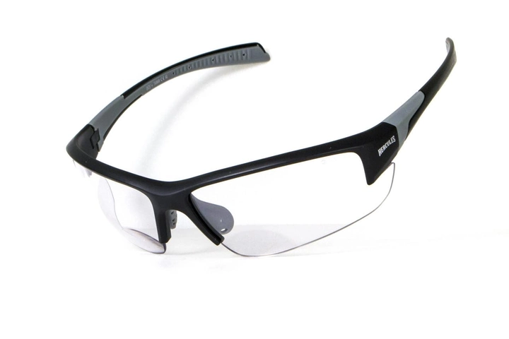 Бифокальные фотохромные защитные очки Global Vision Hercules-7 Photo. Bif. (+2.0) (clear) прозрачные - изображение 2