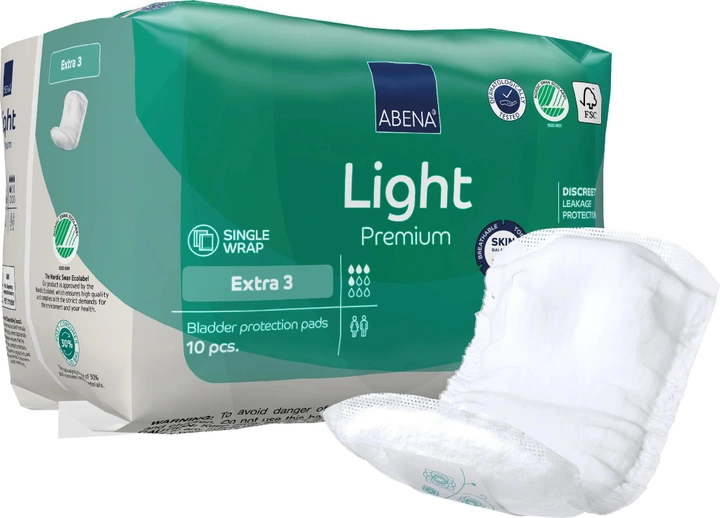 Podpaski urologiczne Abena Light Super Extra Incontinence Pads 30 szt (5703538382208) - obraz 1