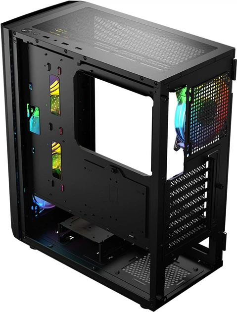 Obudowa komputerowa Logic Concept Aramis Mesh+Glass ARGB fans 4x120 mm Black (AT-ARAMIS-10-0000000-0002) - Zdjęcie 14 Obudowa komputerowa Logic Concept Aramis Mesh+Glass ARGB fans 4x120 mm Black (AT-ARAMIS-10-0000000-0002) - obraz 14