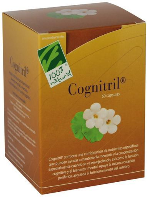 Дієтична добавка 100% Natural Cognitril 60 капсул (8437019352042) - зображення 1