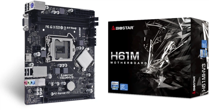 Материнська плата Biostar H61MHV3 (s1155, Intel H61, PCI-Ex16) (4712960685208) - зображення 4