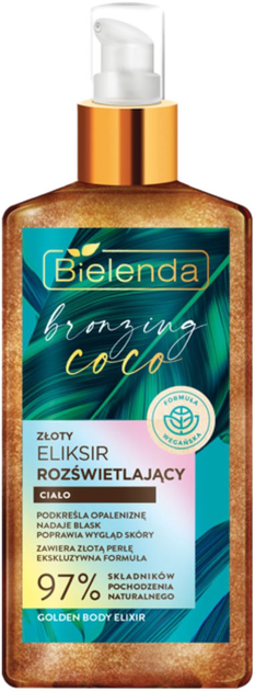 Еліксир для тіла Bielenda Bronzing Coco висвітлюючий 150 мл (5902169048587) - зображення 1